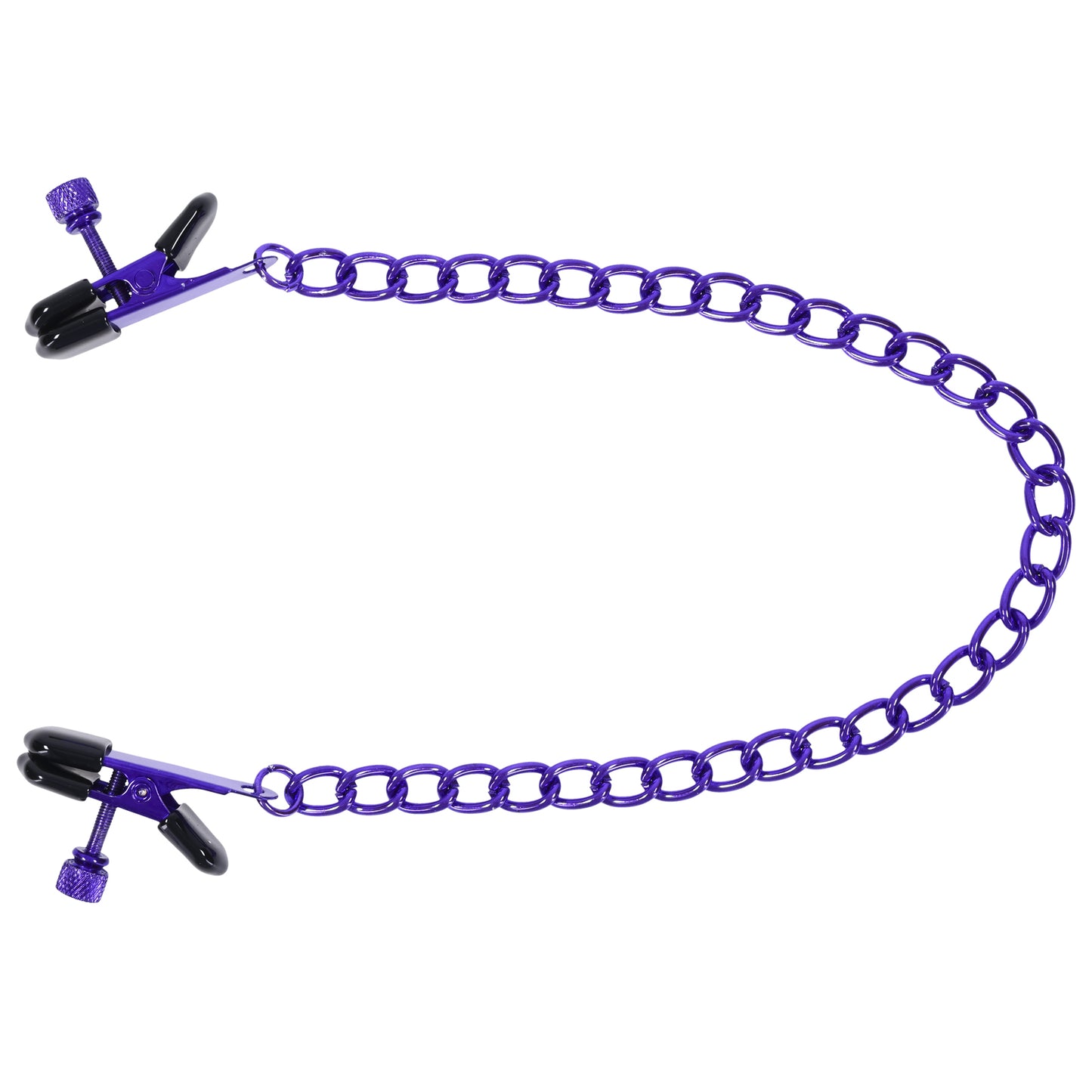 Merci - Chained Up - Nipple Clamps - Violet/black