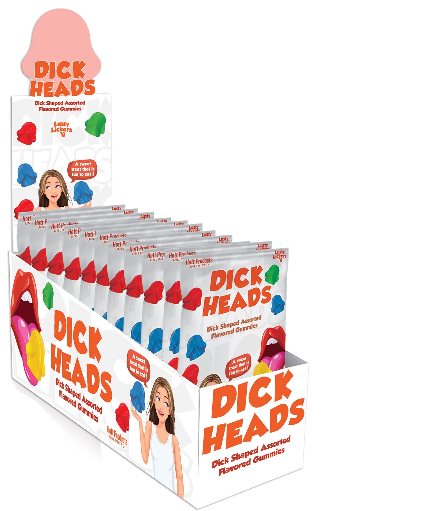 Dick Heads Gummies - Dick Shaped Gummies -  Assorted Flavors