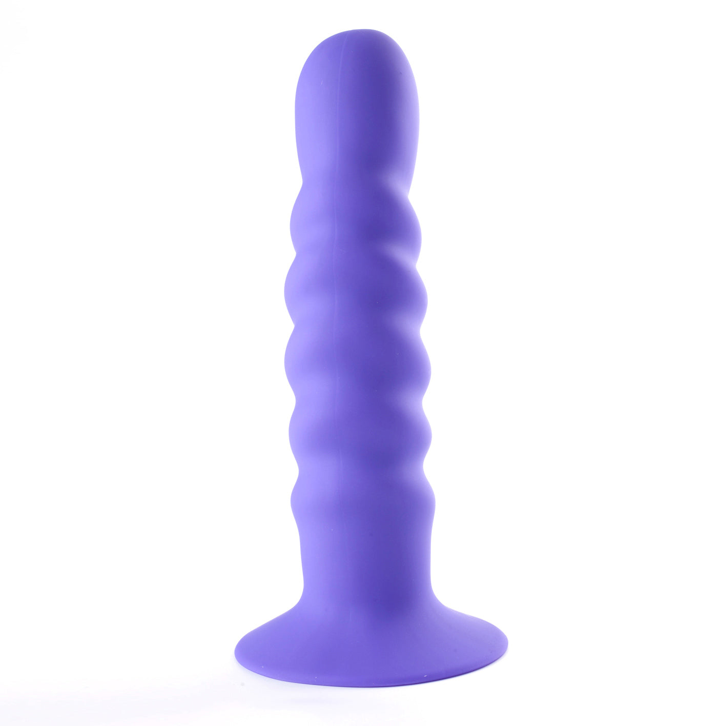 Kendall Silicone Dong Swirled Satin Finish - Neon  Purple