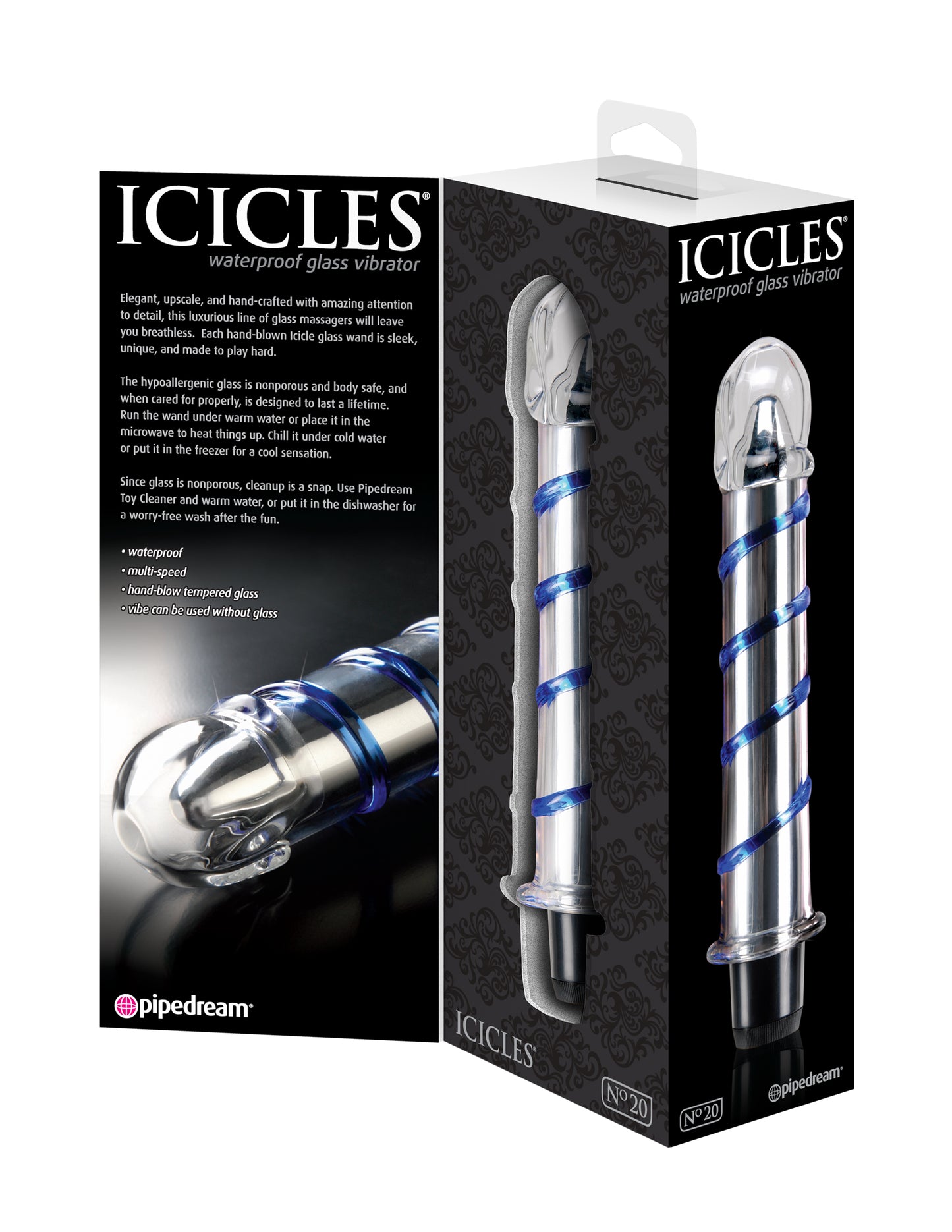 Icicles No. 20 - Clear / Blue