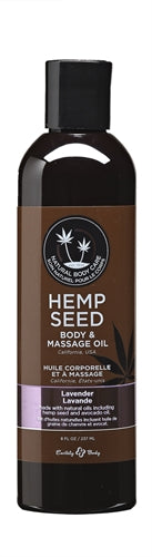 Hemp Seed Massage and Body Oil - Lavender - 8 Fl. Oz./ 237ml