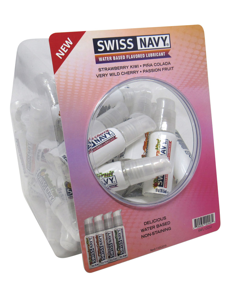 Swiss Navy 4 Flavored 1oz 50ct Fishbowl