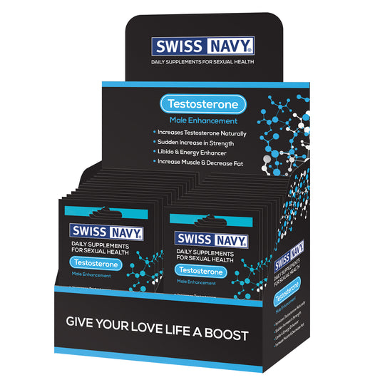 Swiss Navy Testosterone Male Enhancement 24 Ct Display