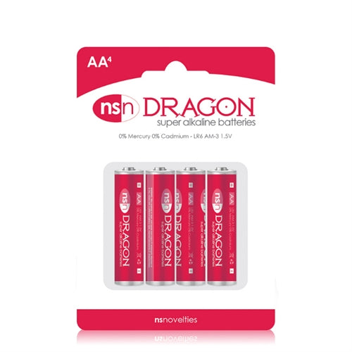 Dragon - Alkaline Batteries - AA - 4 Pack