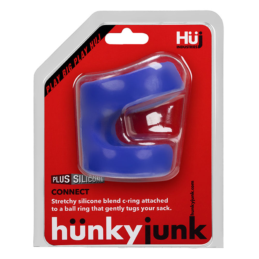 Hunkyjunk Connect Cock Ball Tugger - Colbalt
