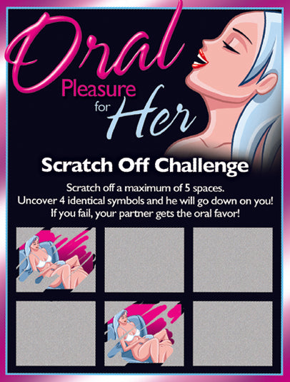 Oral Pleasure for Her Scratch Off Challenge