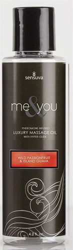 Me and You Massage Oil - Wild Passionfruit and  Island Guava - 4.2 Fl. Oz.