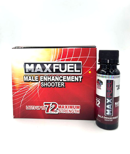 Maxfuel Male Enhancement Shooter Display of 12 - Wild Berry